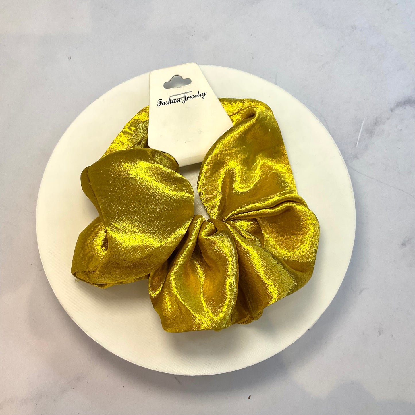 Scrunchies Tipo Metalizada