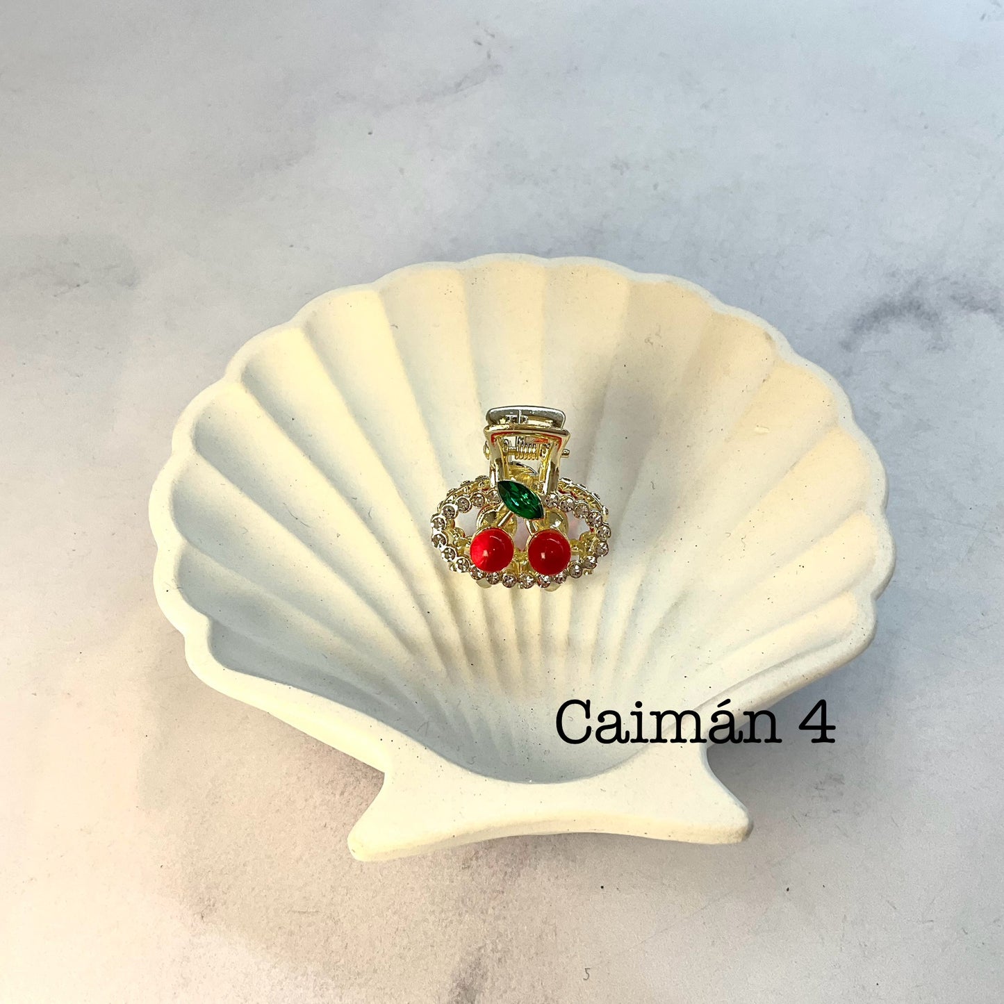 Caimán Metálico Pequeño Cereza