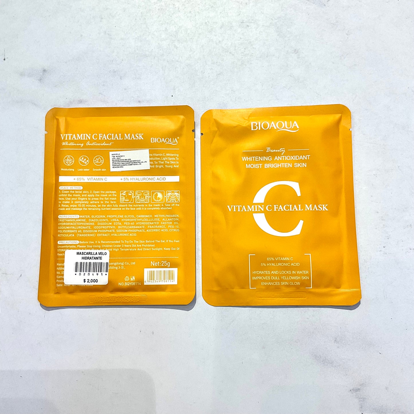 Mascarillas en Velo unidad