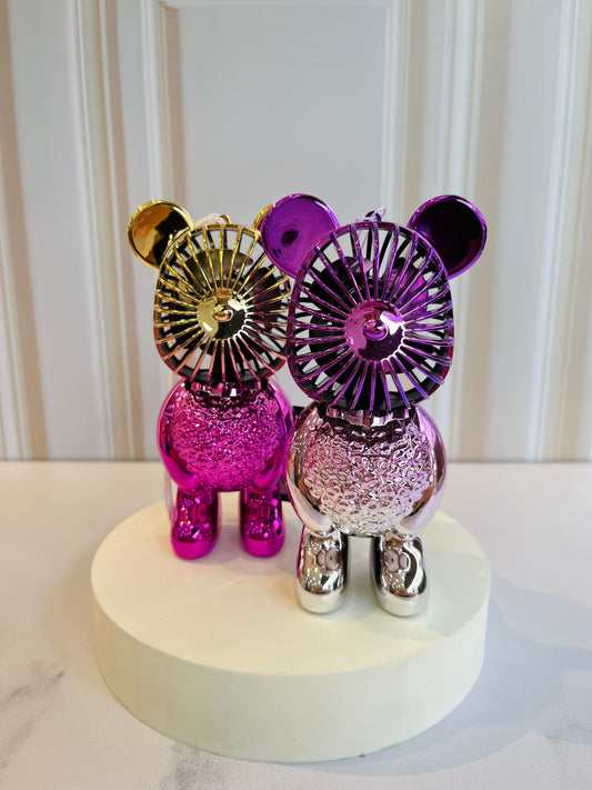 Ventilador Oso Corazón Tornasol