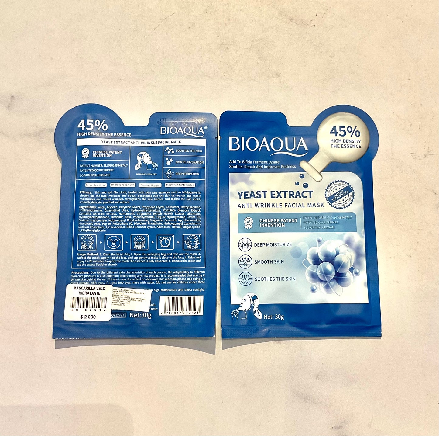 Mascarillas en Velo unidad