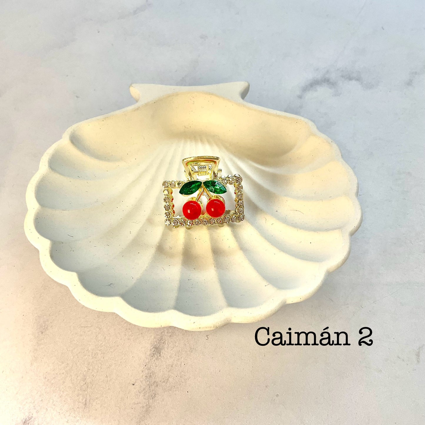 Caimán Metálico Pequeño Cereza