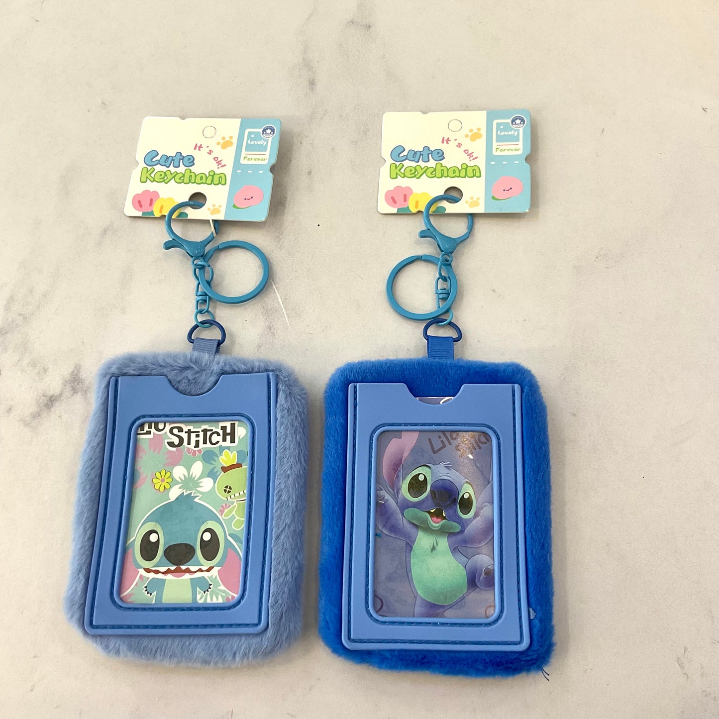Portacarnet Peludito Stitch