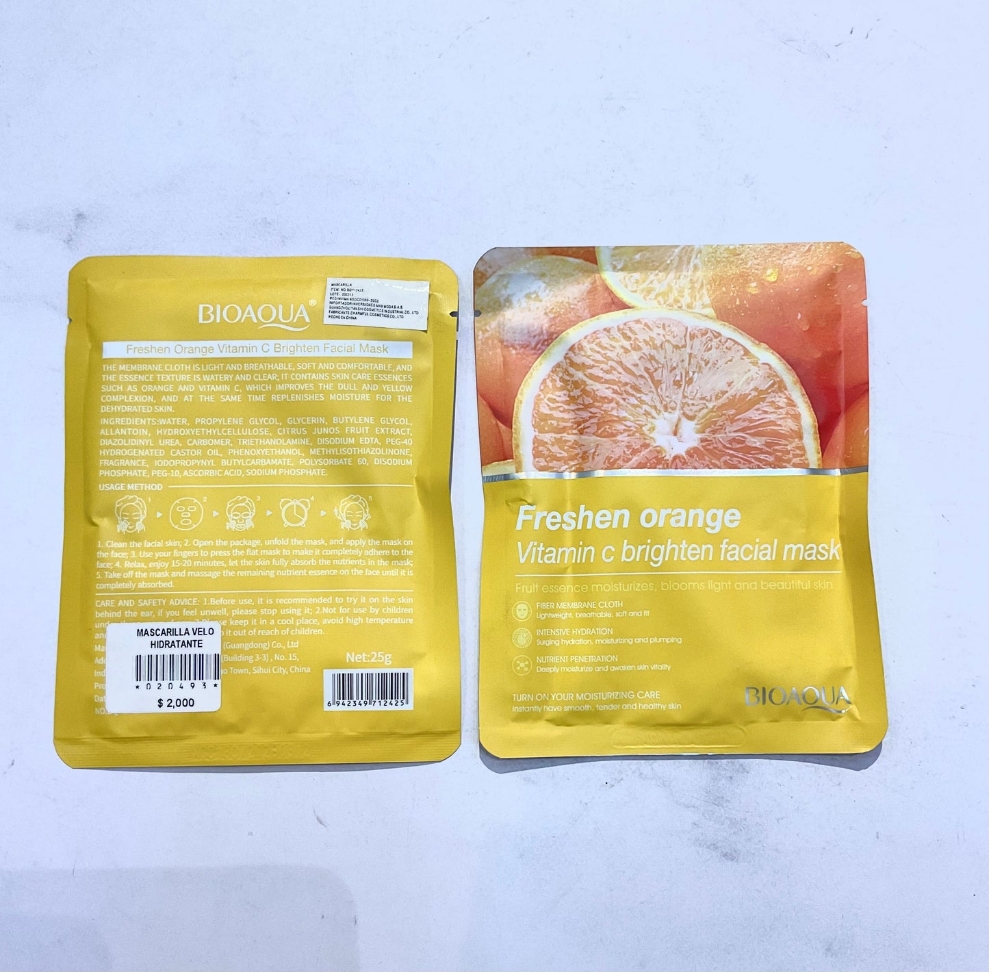 Mascarillas en Velo unidad