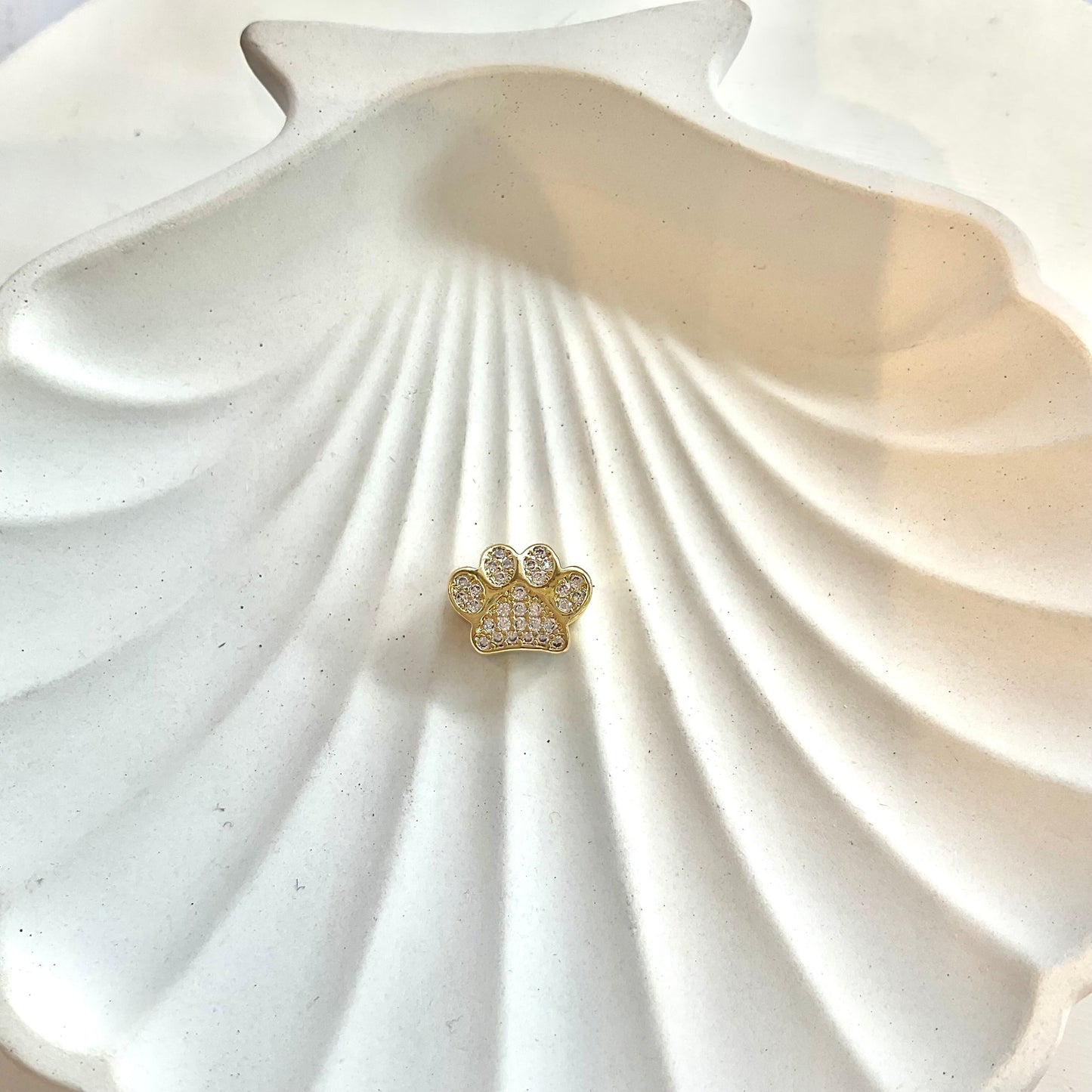 Charm Circones Huellita Rodio