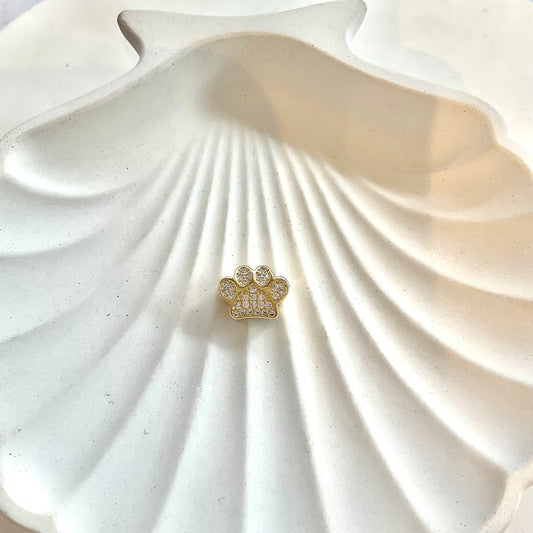 Charm Circones Huellita Rodio