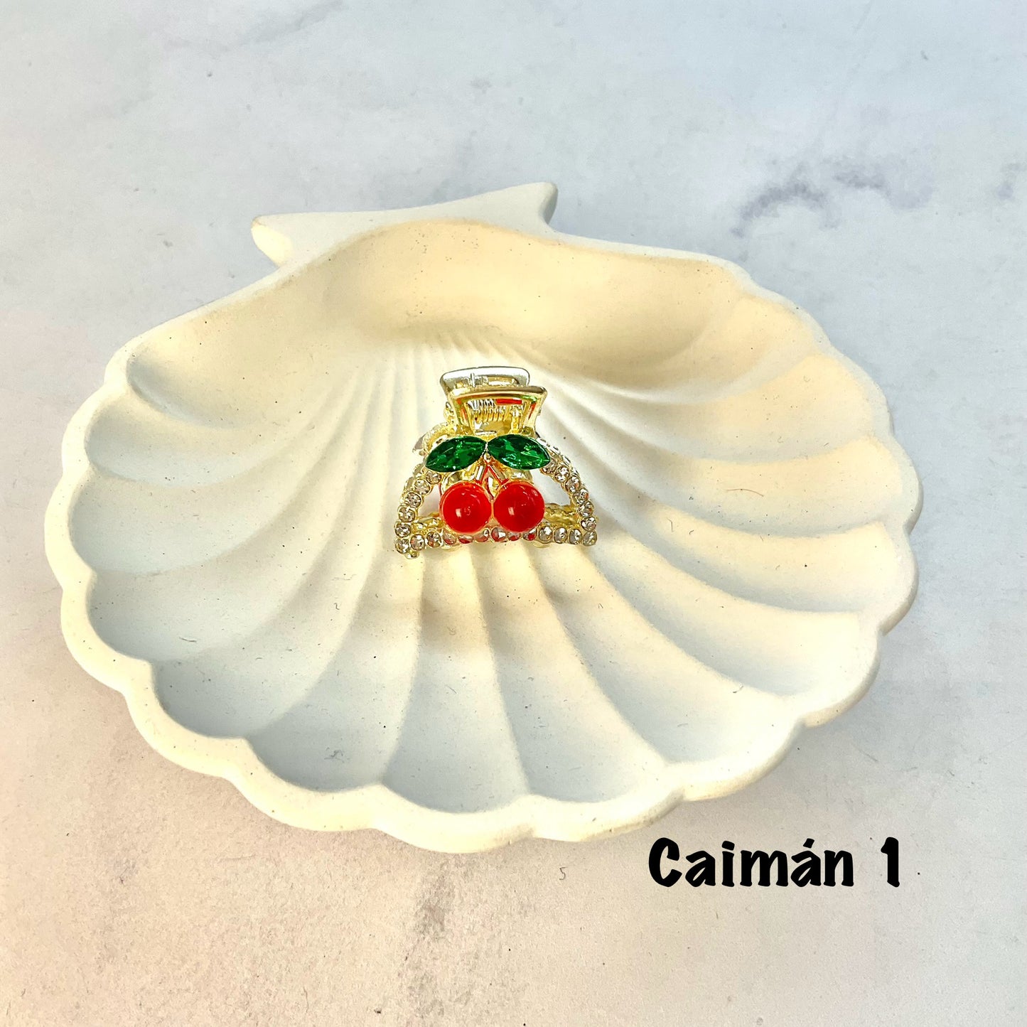 Caimán Metálico Pequeño Cereza