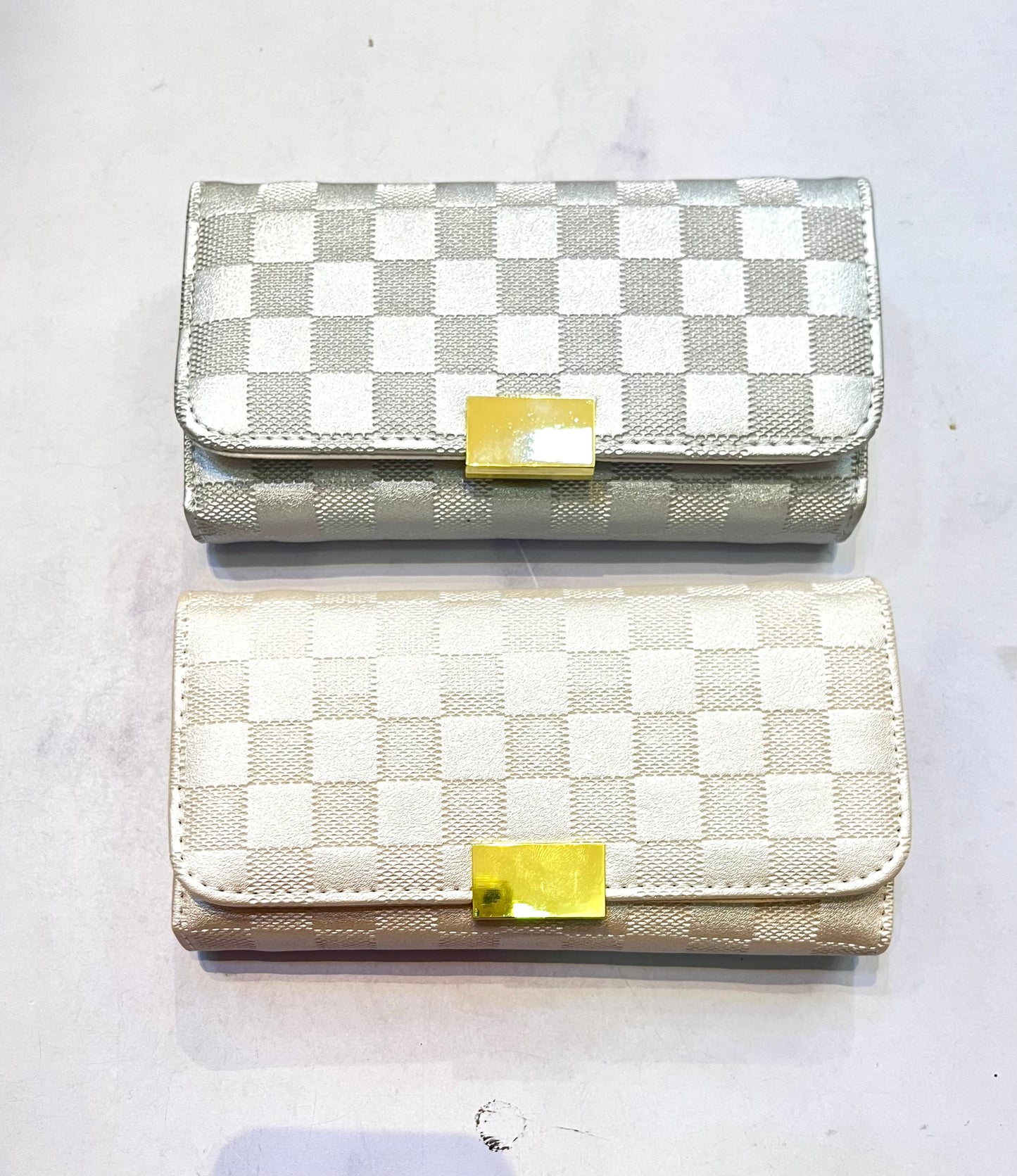 Billetera Cuadros Grande