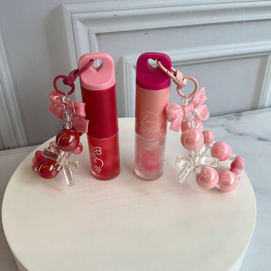 Brillo + Llavero Moñito Lucky