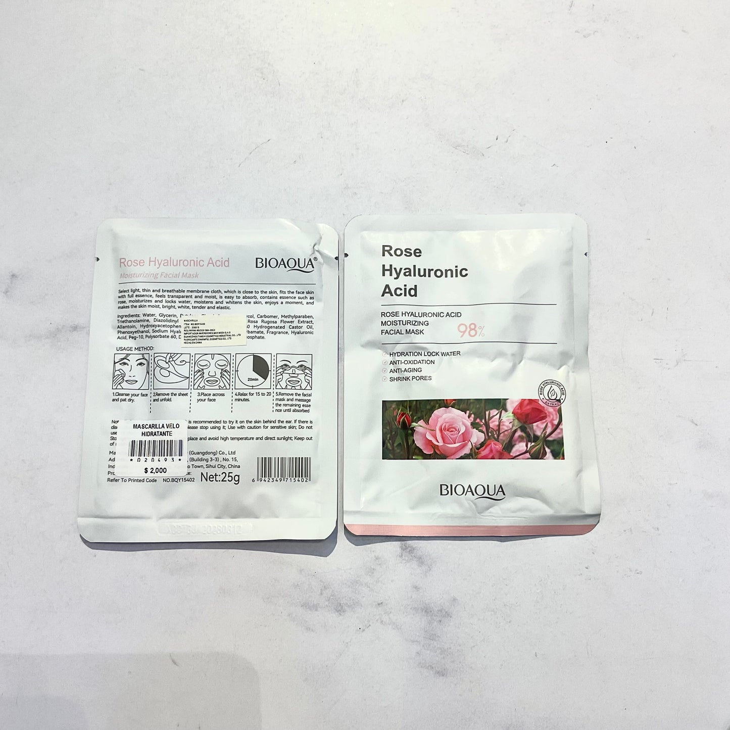 Mascarillas en Velo unidad