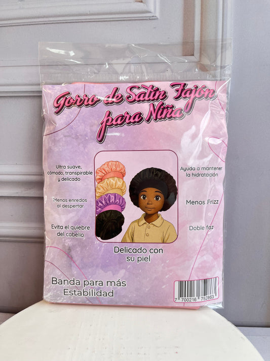 Gorro Satín Niña Fajón