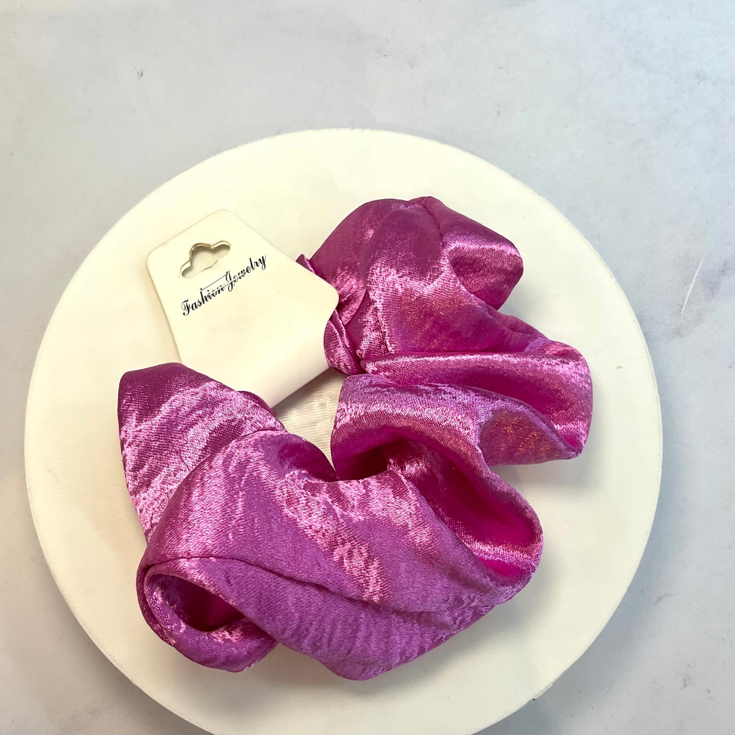 Scrunchies Tipo Metalizada