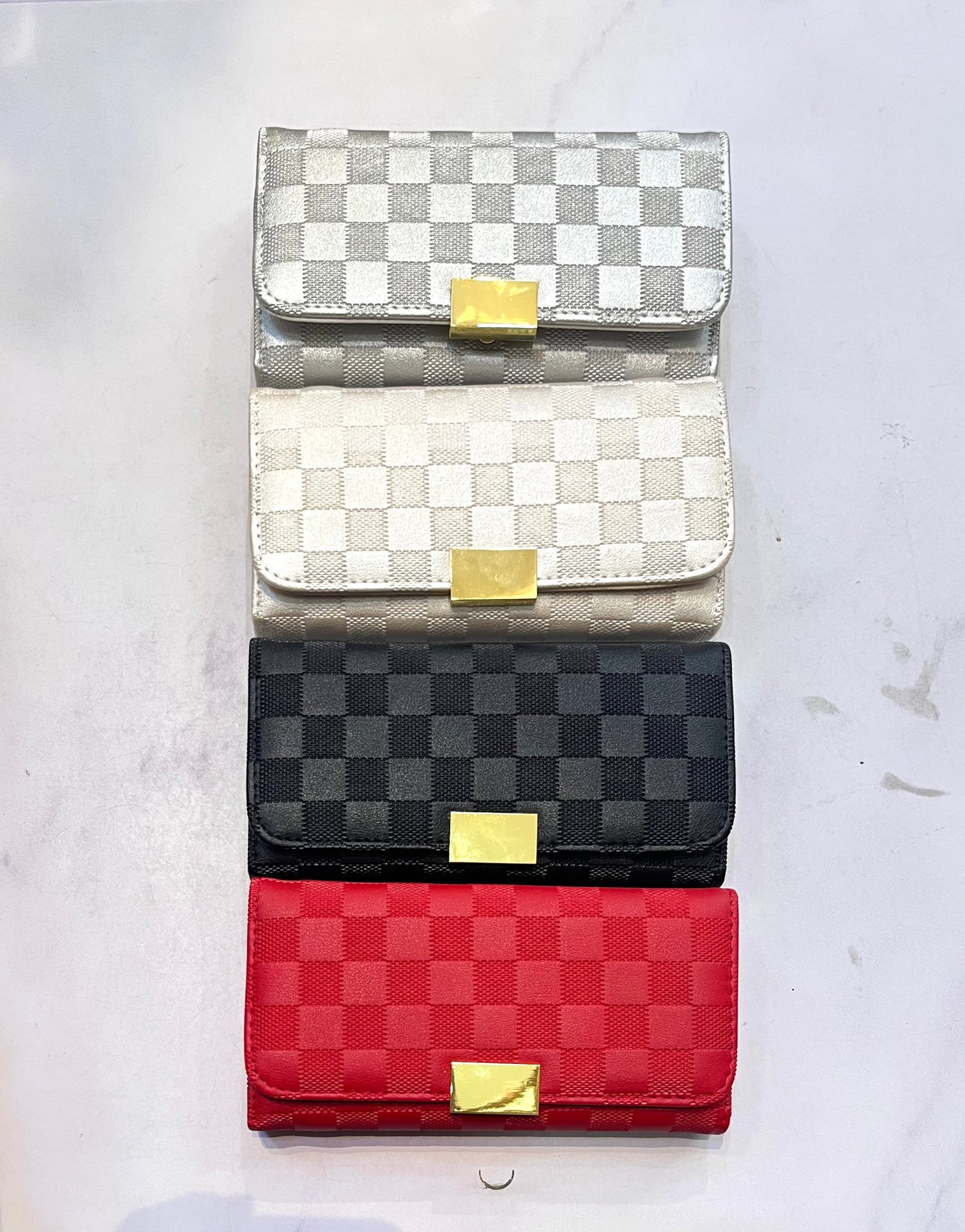 Billetera Cuadros Grande