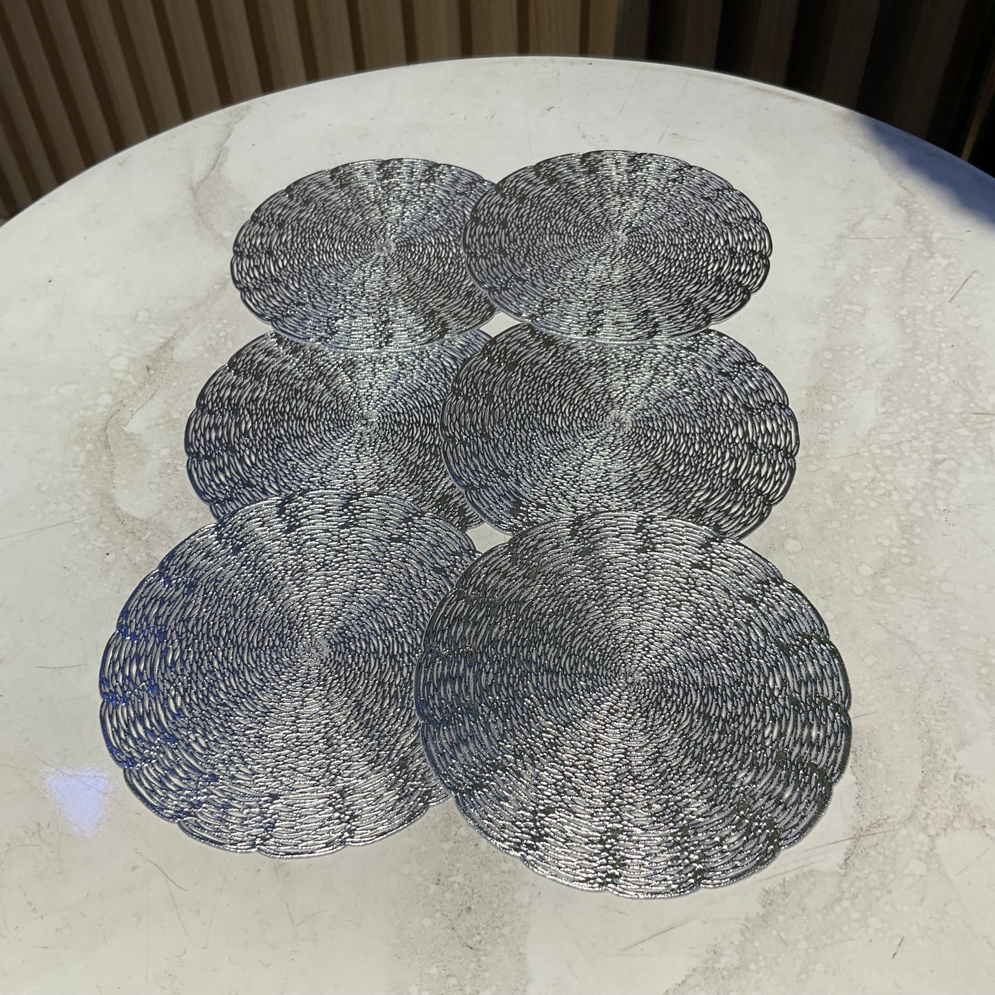 Porta vasos x6 Redondo