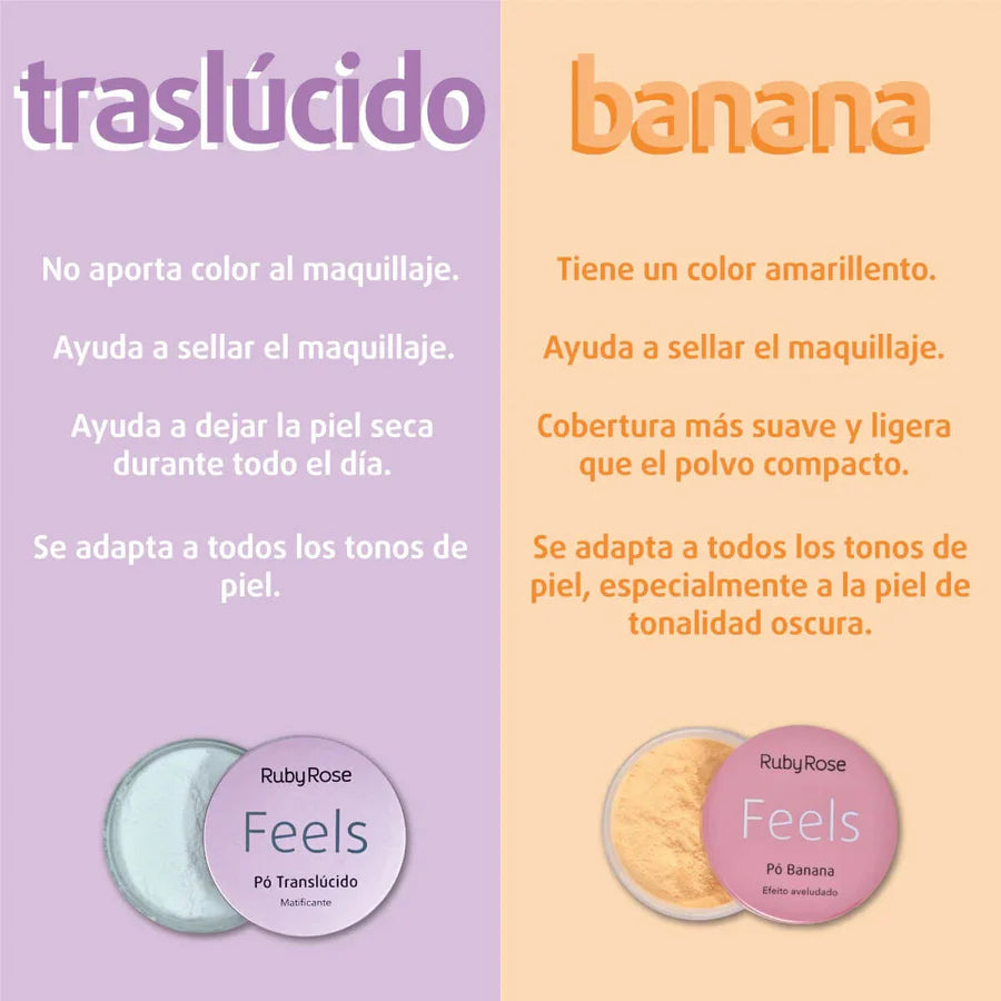 Polvo Suelto Banana Ruby Rose